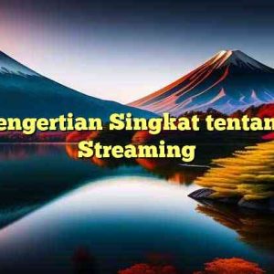 Pengertian Singkat tentang Streaming