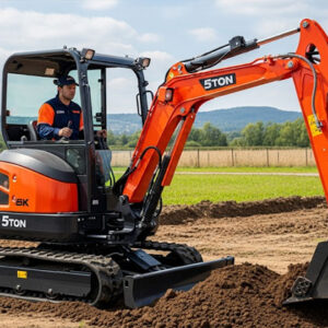 mini excavator 5 ton